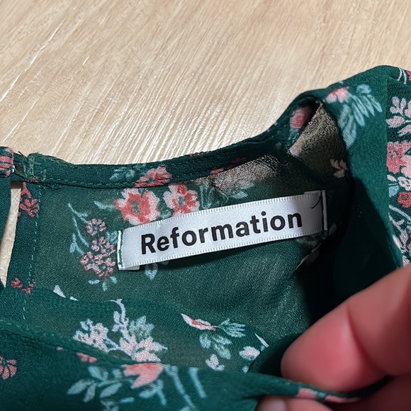REFORMATION Juni Dress in Emilia SIZE 6 NEW WITHOUT TAGS 0852 - Picture 7 of 8